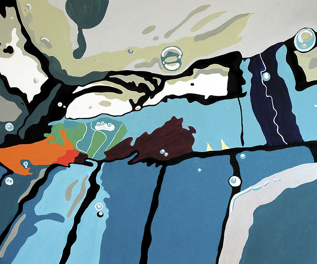 swimming-120x100-cm-acrylic-on-canvas-2006